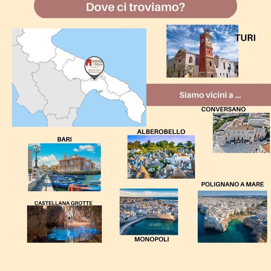Antiche Mura Apartments"Nido Di Puglia" Monovano Turi Zewnętrze zdjęcie